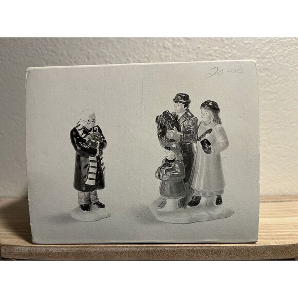 DEPT 56 SNOW VILLAGE‎ GOING TO THE CHAPEL 5476-3 SET 2 In Box Figures - Picture 4 of 5